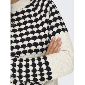 Pull en maille à motifs