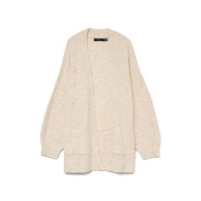 Cardigan en maille beige