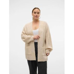 Cardigan en maille beige