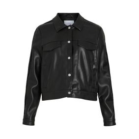 Veste en simili noir