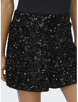 Short à sequins avec élastique