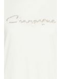 Tee-shirt blanc inscription Champagne