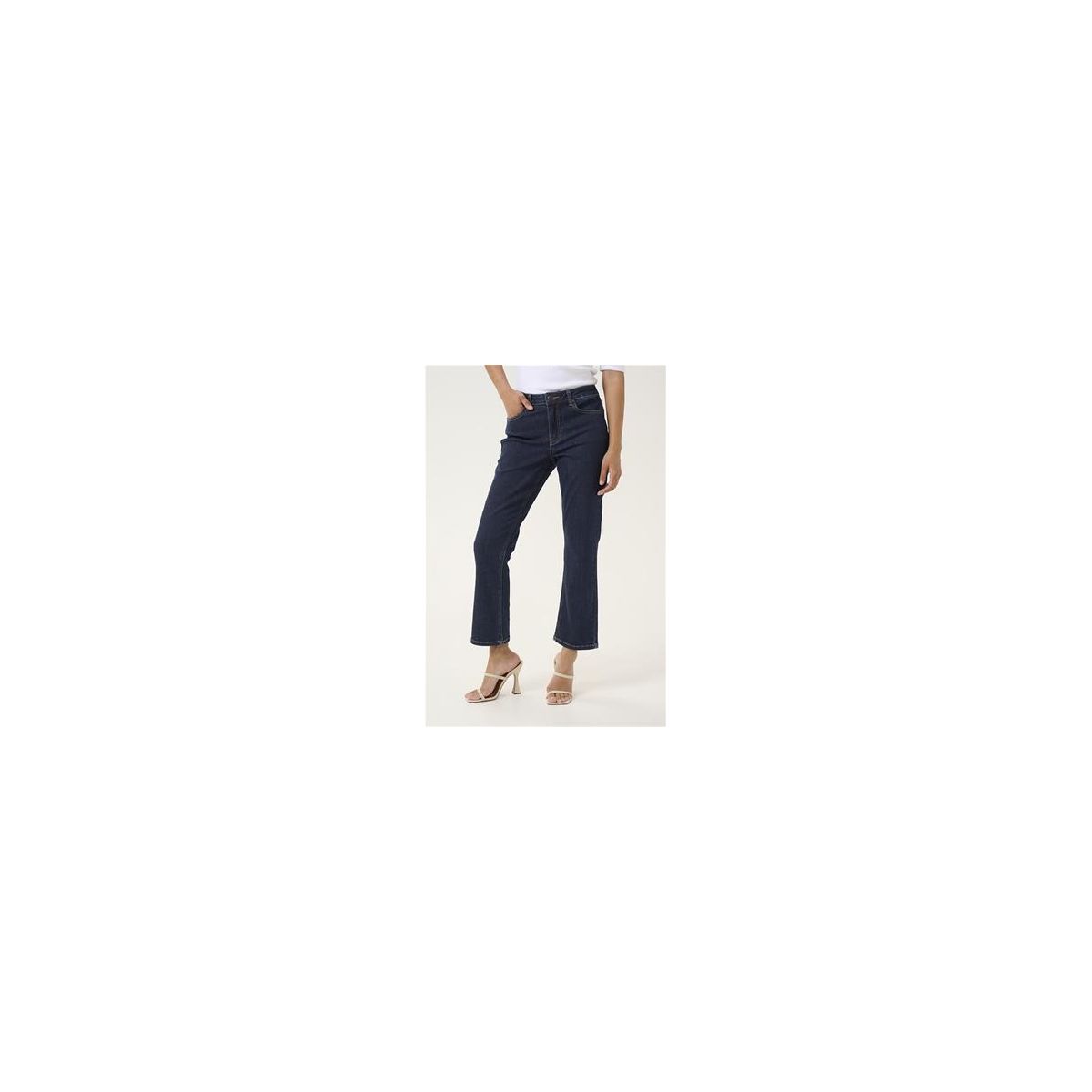 jeans brut CROPPED