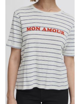 Tee shirt brodé MON AMOUR