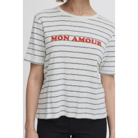 Tee shirt brodé MON AMOUR