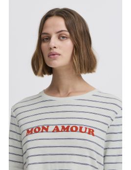 Tee shirt brodé MON AMOUR