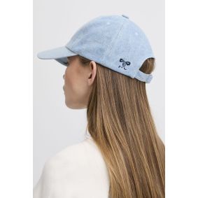 Casquette en jean bleu ciel