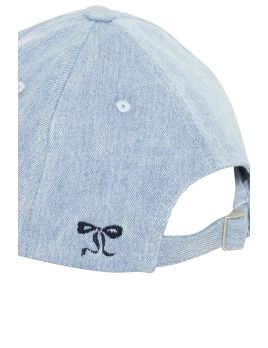 Casquette en jean bleu ciel