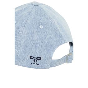 Casquette en jean bleu ciel