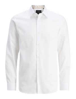 chemise blanche texturée