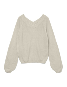 Pull en trico col V