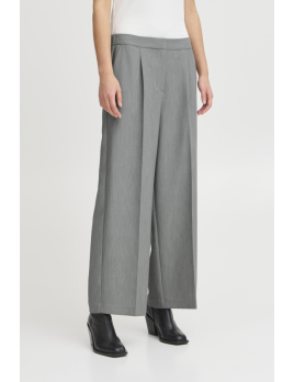 Pantalon coupe droite gris