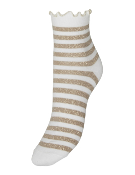 Chaussettes rayées lurex